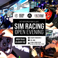 Motor Racing Club - Sim Racing Open Evening - National ESports Centre