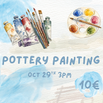 International Students Society - Pottery Painting - Potteria