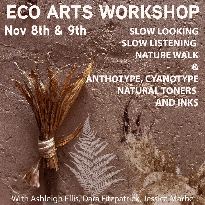 Eco arts workshop: Deep listening Nature walk. Anthotypes and Cyanotypes, Natural Inks dyes and toners.  - CCAD, 46 Grand Parade, Cork